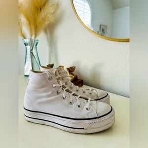 Converse All Star Platform, White 9